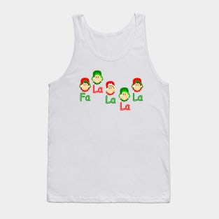 FA LA LA  Elf Christmas Gift Tank Top